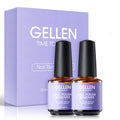 Gellen Gel Nail Polish Remover Kit - 2Pcs Quick & Easy Non-Toxic Formula