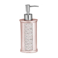 Popular Bath Sinatra Resin Soap Dispenser – Powder Pink Cracked Glass