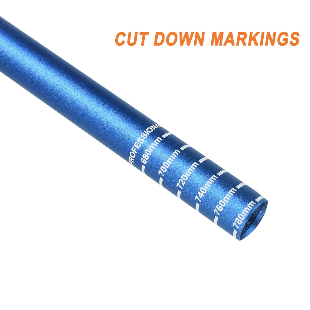 FIFTY-FIFTY MTB Riser Handlebar | 780mm Aluminum Alloy 31.8mm Blue