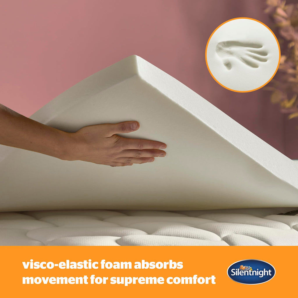 Silentnight Impress Memory Foam Mattress Topper – 5cm Small Double