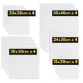 ARTME 20-Piece Canvas Panels | 100% Cotton Triple Primed Artist Boards
