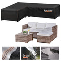 Enzeno L-Shaped Garden Sofa Cover | Waterproof 420D Oxford Fabric (210cm)