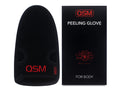 QSM Bamboo Exfoliating Glove - Dead Skin and Tan Remover Mitt (Black)