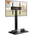 Perlegear Floor TV Stand for 30-70 Inch TVs | Swivel & Tilt Height Adjustable