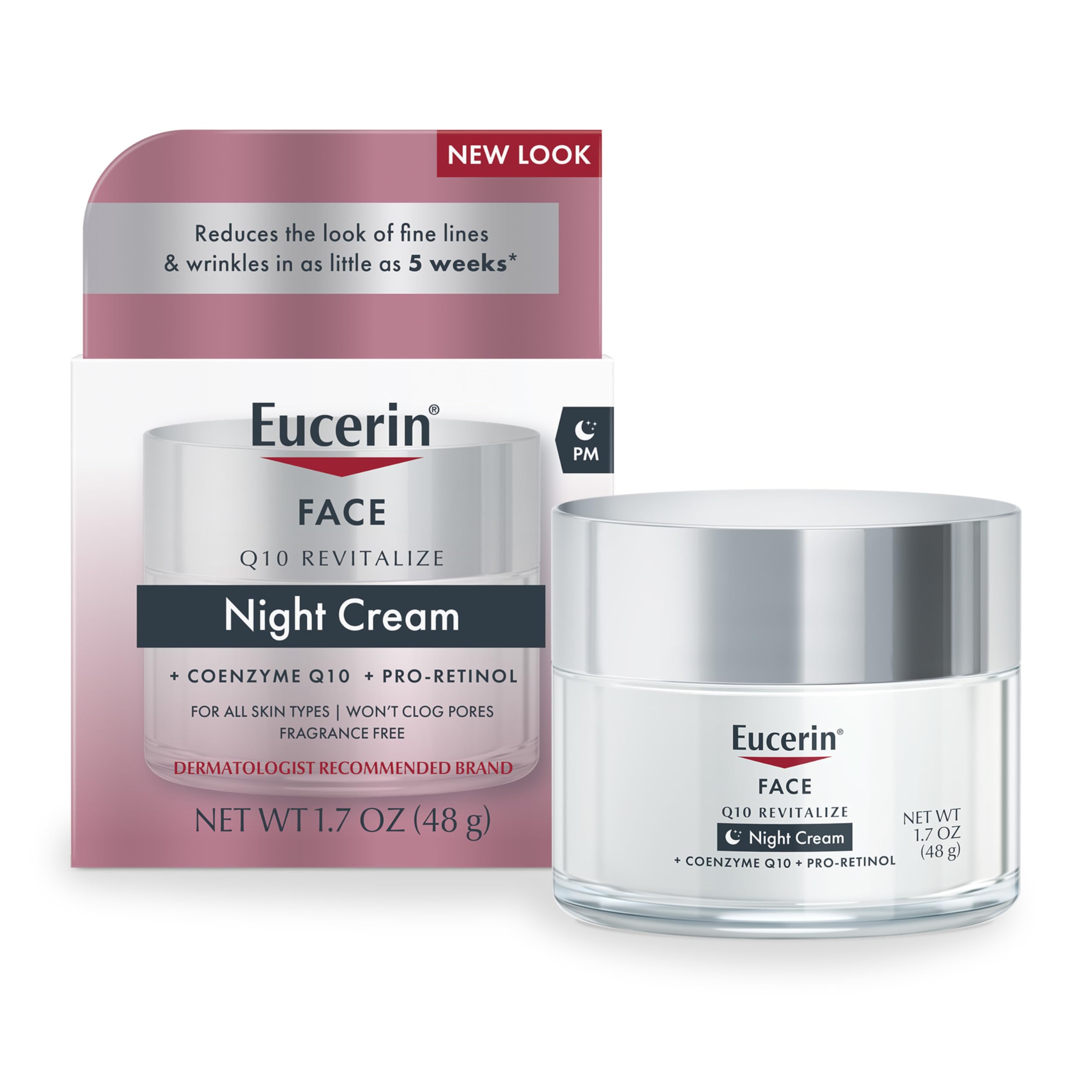 Eucerin Q10 Anti-Wrinkle + Pro-Retinol Night Cream for Sensitive Skin