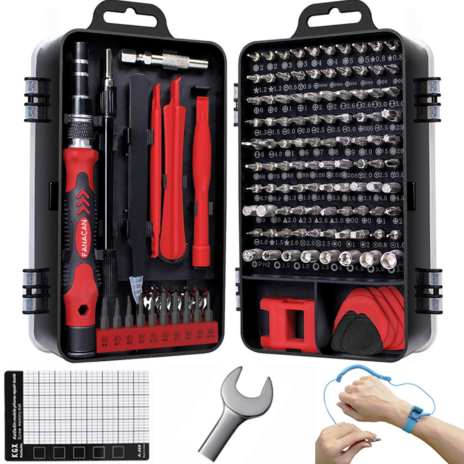 FANACAN 140-in-1 Precision Screwdriver Set for Laptop & PC Repair