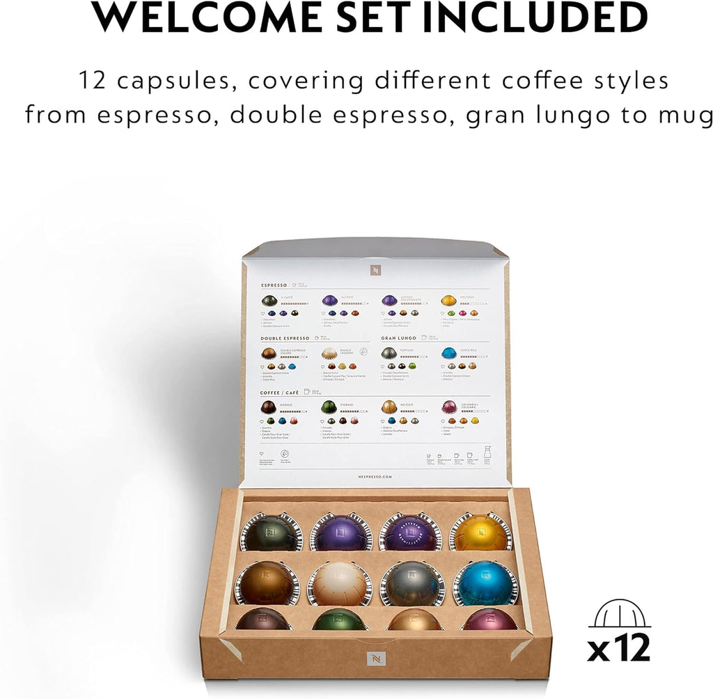 Nespresso Vertuo Next Coffee Machine | Smart Pod Maker | Matte Black