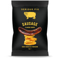 Serious Pig Sausage Flavour Hand Cooked Crisps - Vegan & Gluten-Free (12x40g)