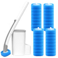 Newthinking Disposable Toilet Brush Kit with 32 Refills |