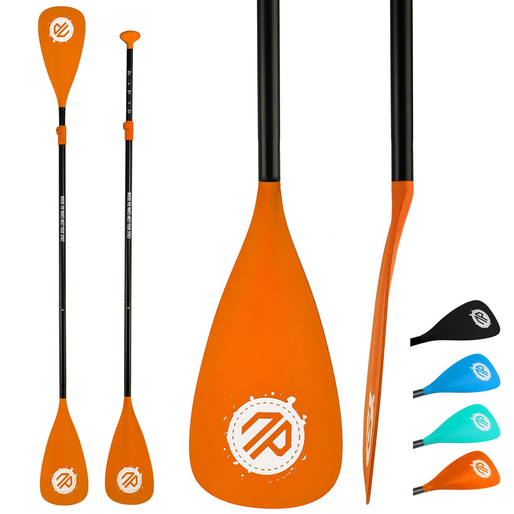Niphean 4-Piece Adjustable SUP & Kayak Paddle - Floating Aluminum Oar