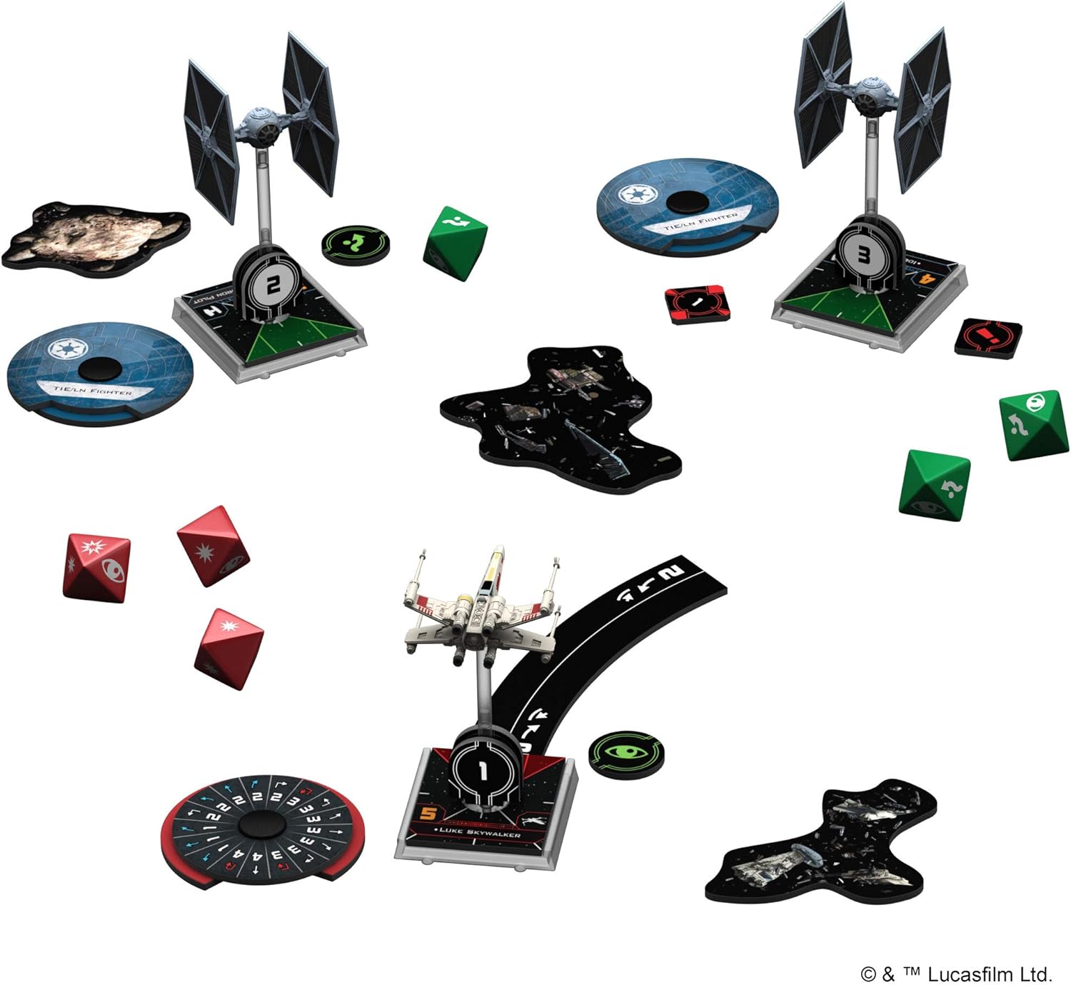 Star Wars X-Wing Miniatures Game: Starter Set by Snaps – Strategy Game