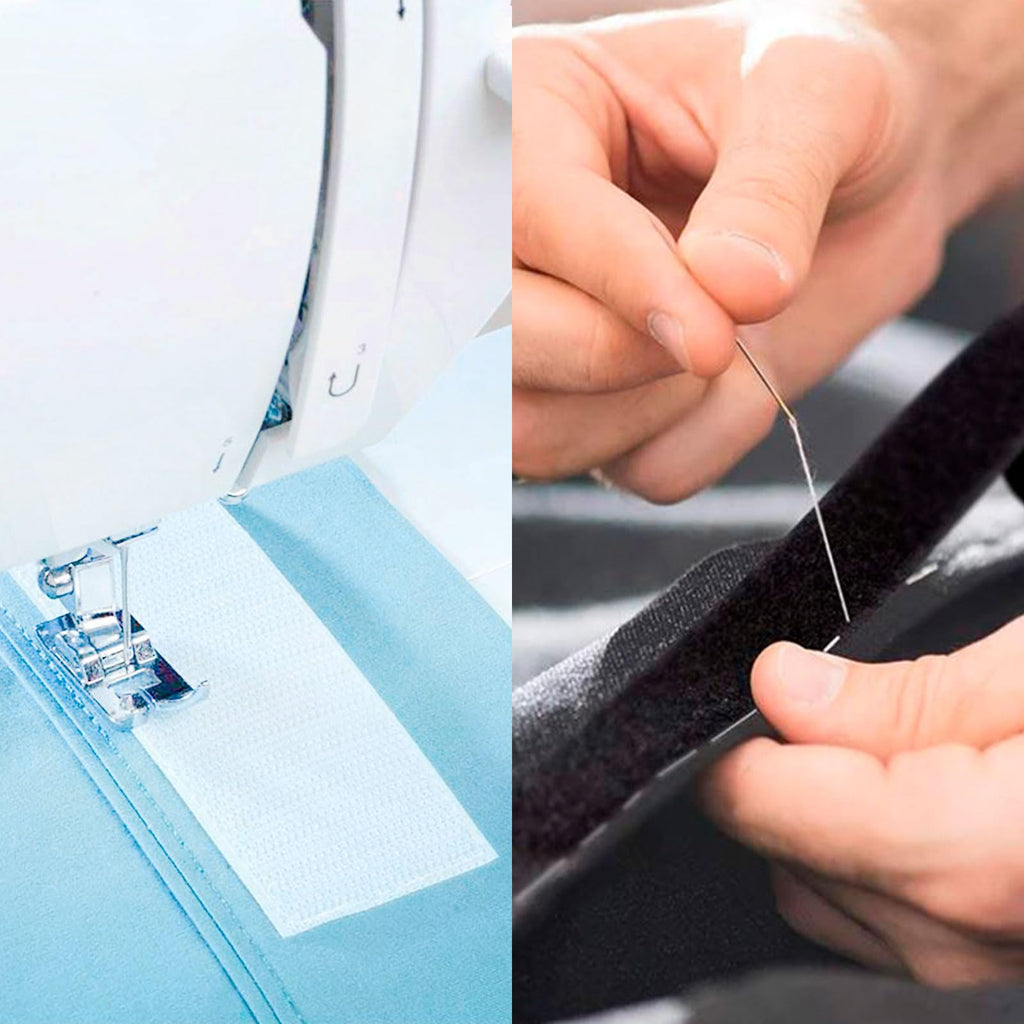 MARARDI Belcro Tape Black for Sewing Double-Sided 25 Metres x 40 mm Hook and Loop Non-Adhesive Extra Strong and Durable Strips for Clothing