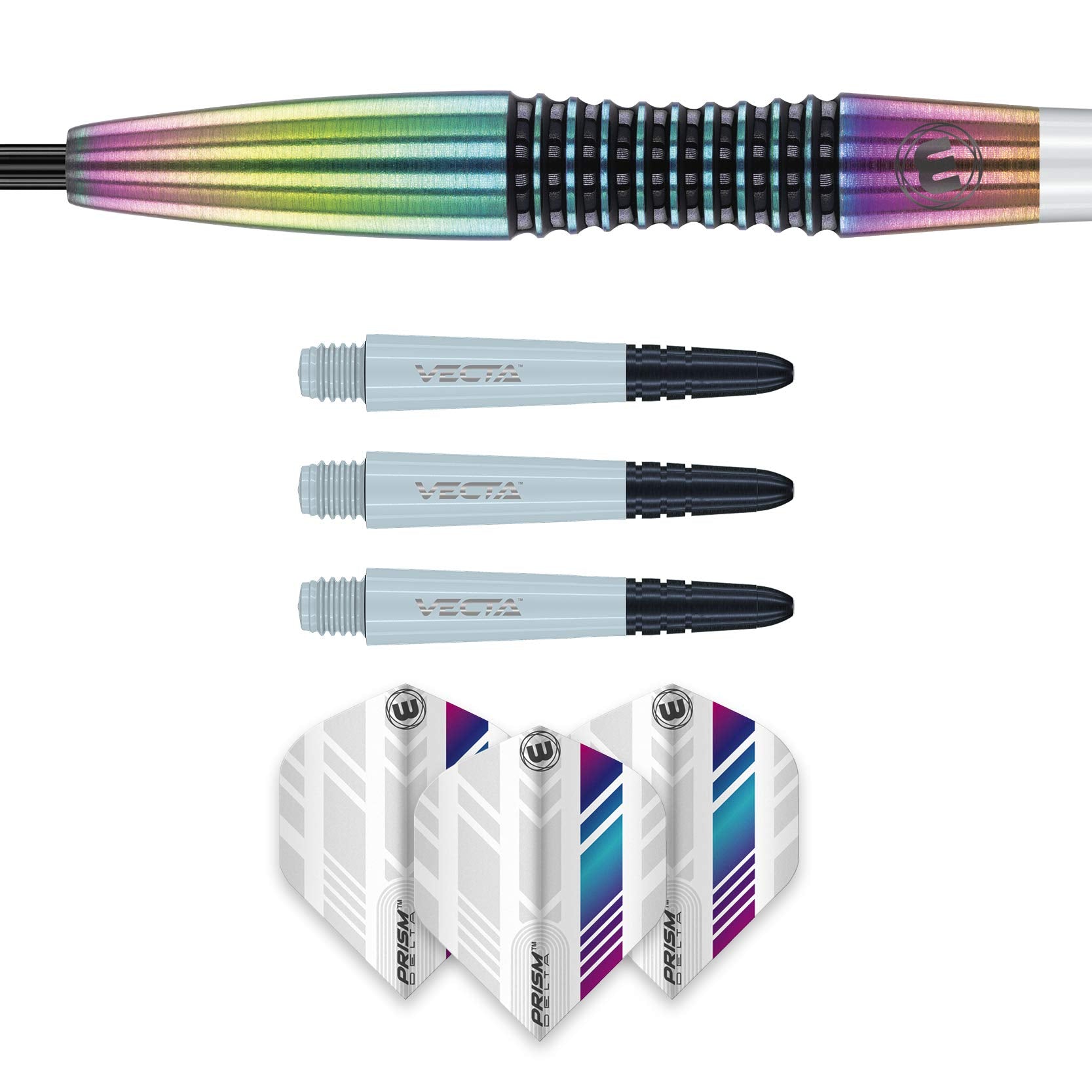 Winmau Elektra 90% Tungsten Steel Tip Darts – 26g Urban Grip Set