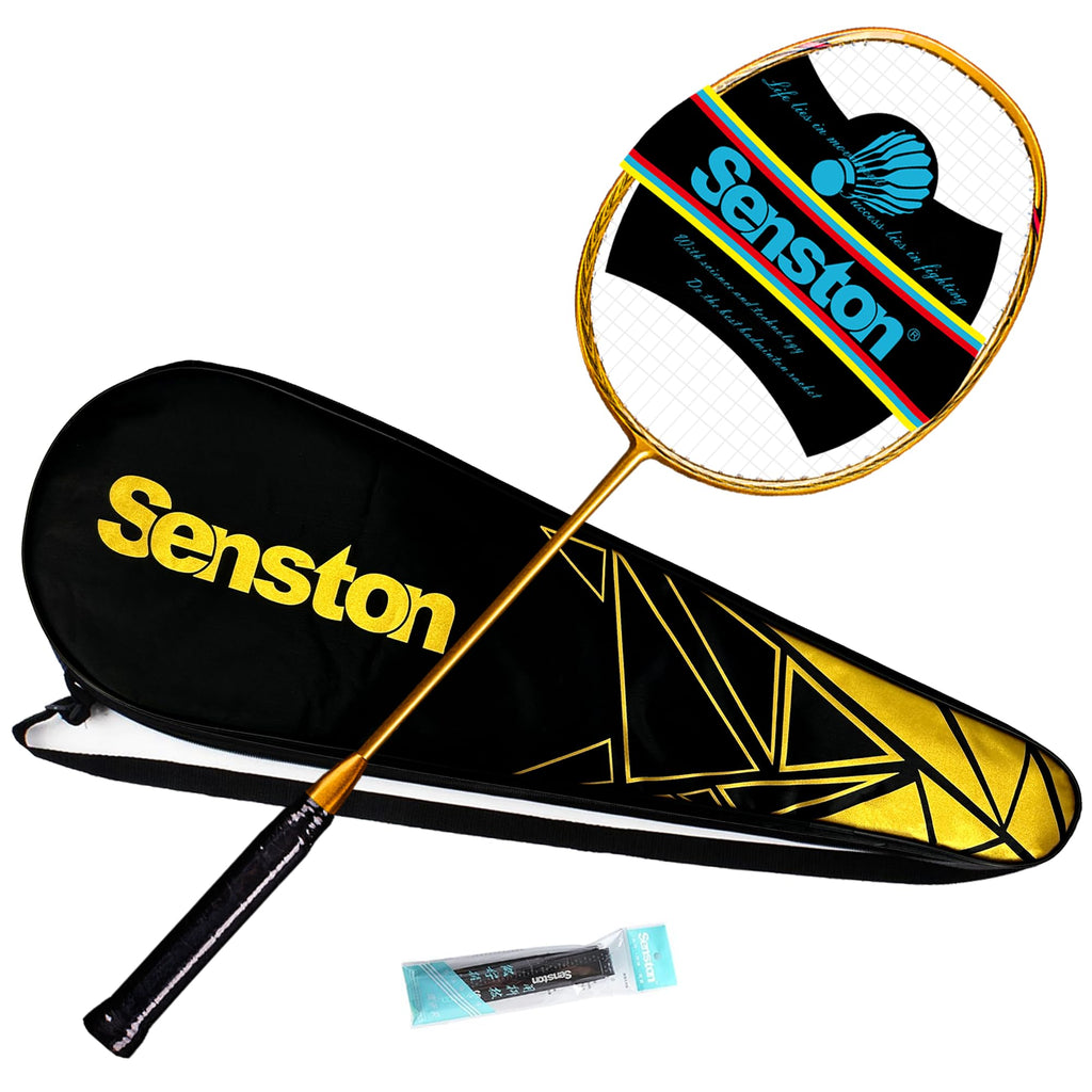 Senston N80 Carbon Fiber Badminton Racket | Lightweight 80g with Bag