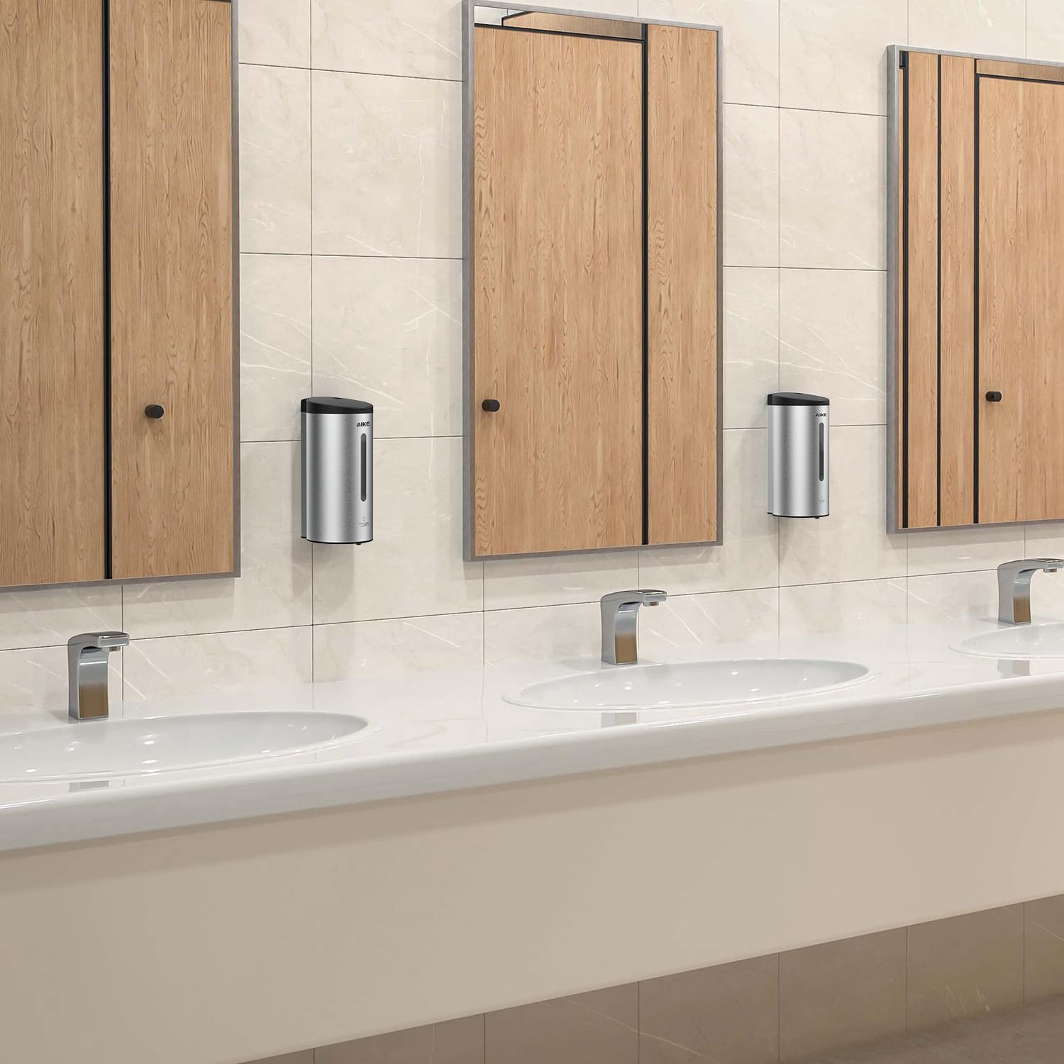 AIKE AK1205 Automatic Soap Dispenser | 800ml Wall Mounted Stainless Steel