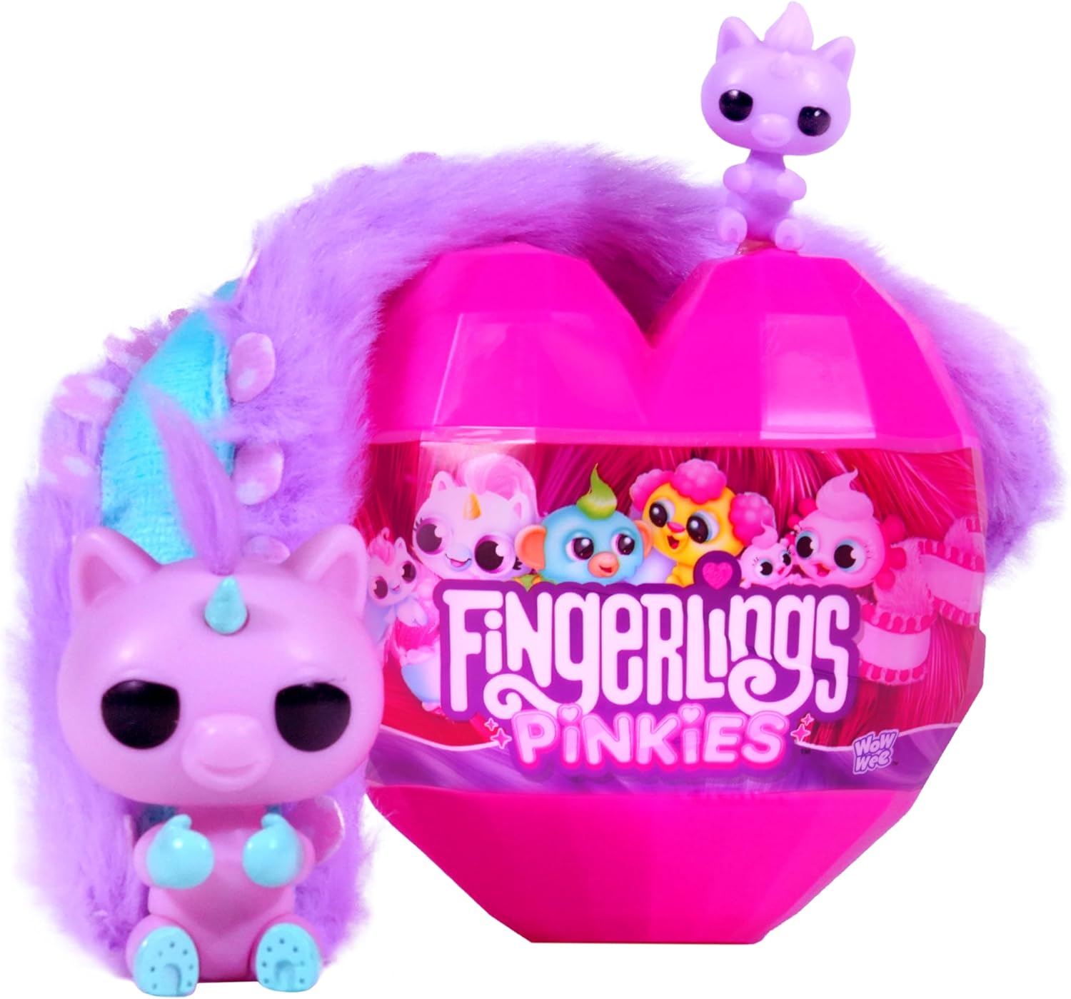 Fingerlings Pinkies by Snaps – Wearable Mini Plush Surprise Pet Toy