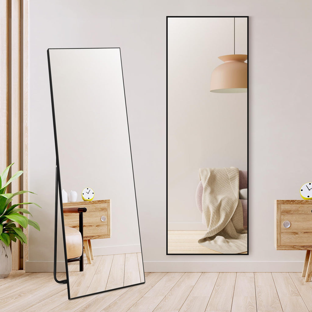 Hoikwo Full Length Mirror – 59x20" Shatterproof Standing Floor Mirror