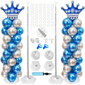 Kaucytue Balloon Column Stand Kit - Set of 2 Adjustable 2m Metal Arches