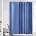 Extra Wide Shower Curtain | Misty Blue Waterproof Polyester