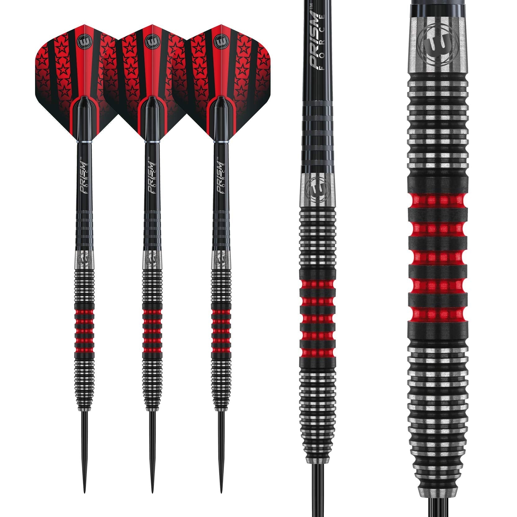 Winmau Joe Cullen Steel Tip Darts – 90% Tungsten – 21g with Prism Shafts