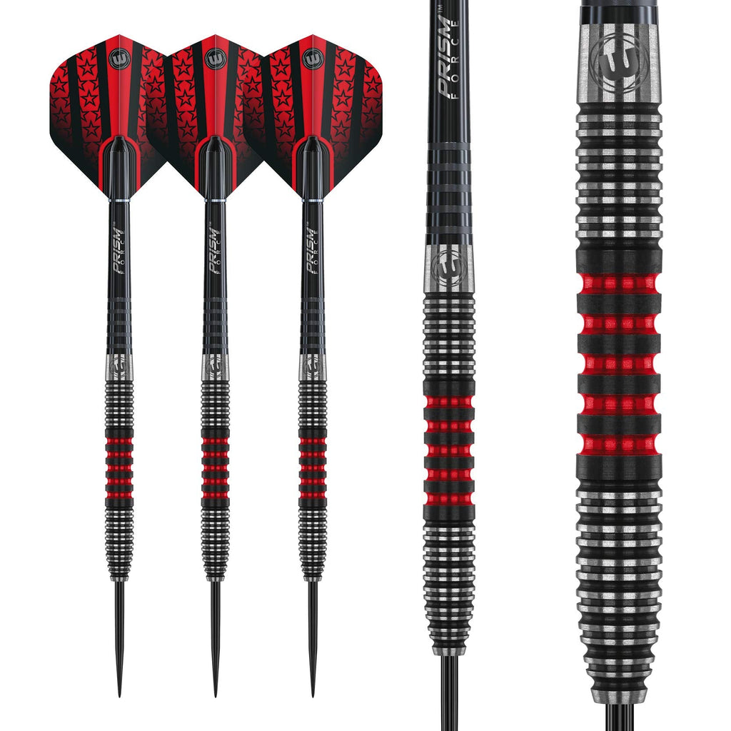 Winmau Joe Cullen Steel Tip Darts – 23g 90% Tungsten with Prism Shafts