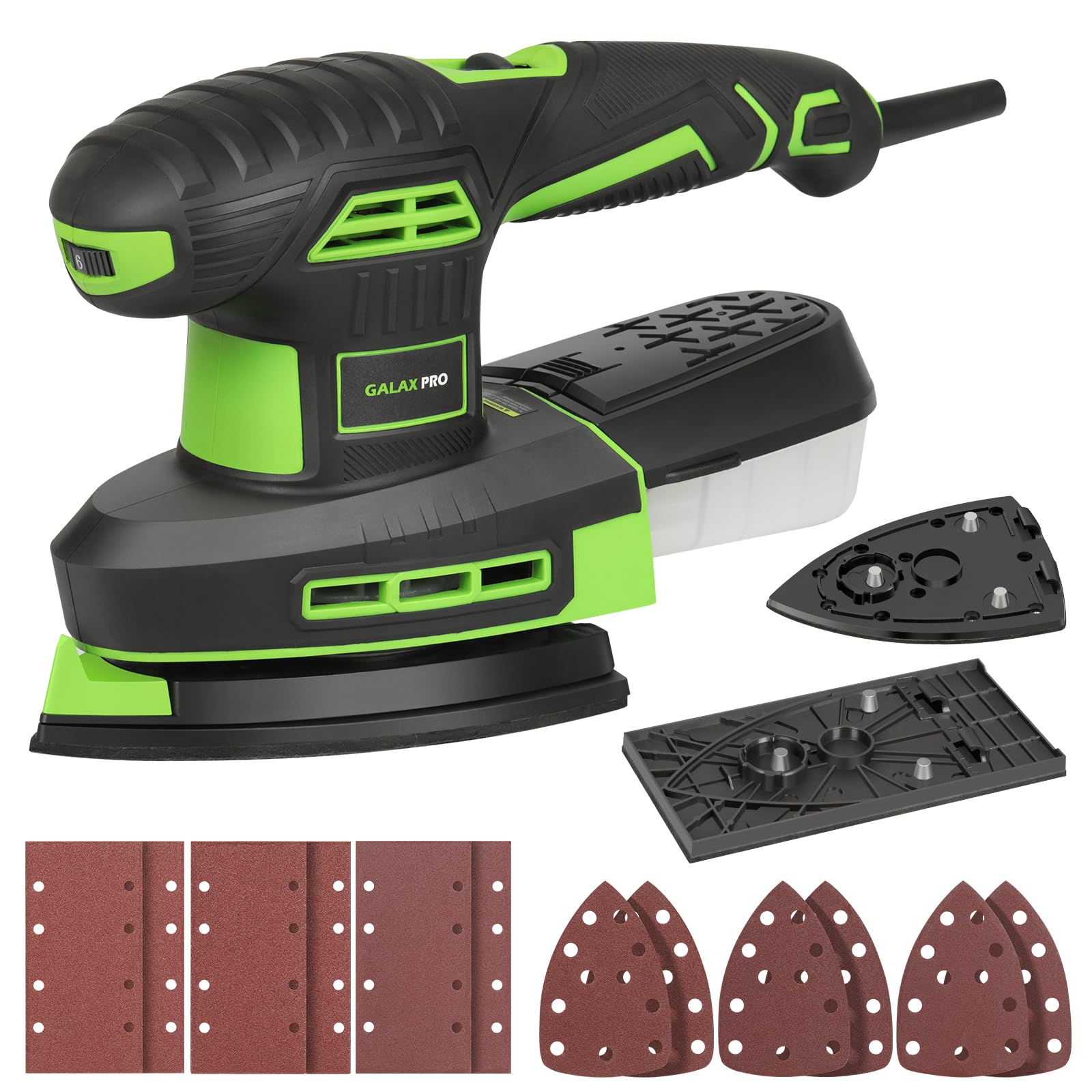 GALAX PRO 250W 2-in-1 Detail & Sheet Sander | 6 Variable Speeds