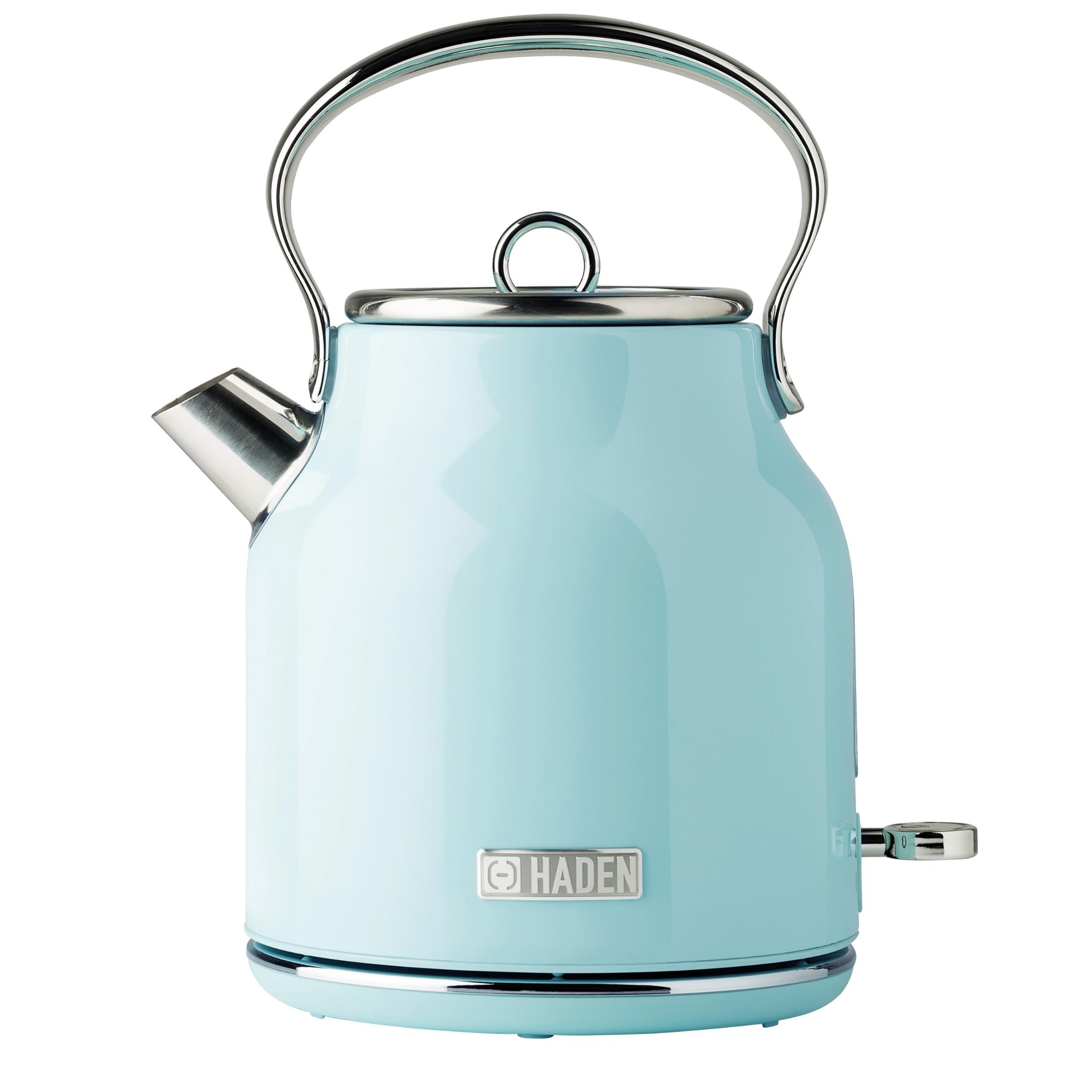 Haden Heritage Retro Electric Kettle – 1.7L Stainless Steel – Blue