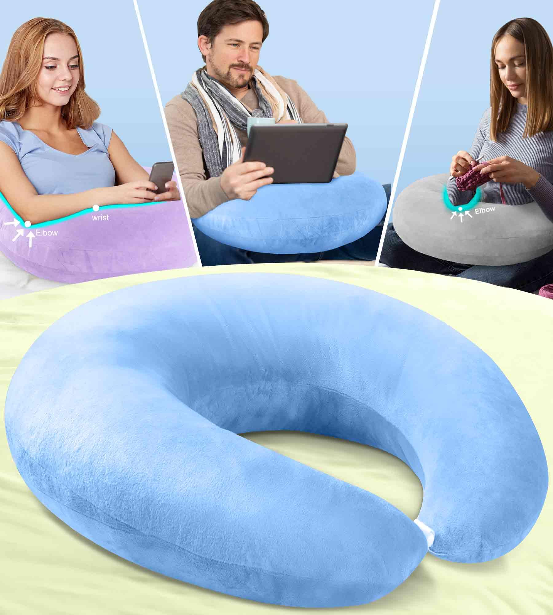 Jolof Store Reading Gaming Pillow – Ergonomic Arm Support Lap Desk