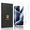 UNBREAKcable iPhone 15 Pro Max Screen Protector | 9H Tempered Glass 3-Pack