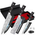 Jolof Store 3-Piece Chef Knife Set – High Carbon German Stainless Steel