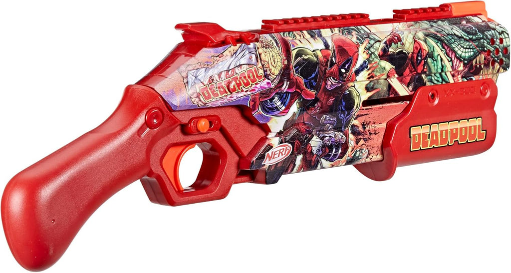 Nerf Rival Marvel Deadpool Blaster – 8-Round Capacity Toy Blaster