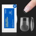 Beetles Short Square Nail Tips – 504 Pcs Half Matte Full Cover False Nails