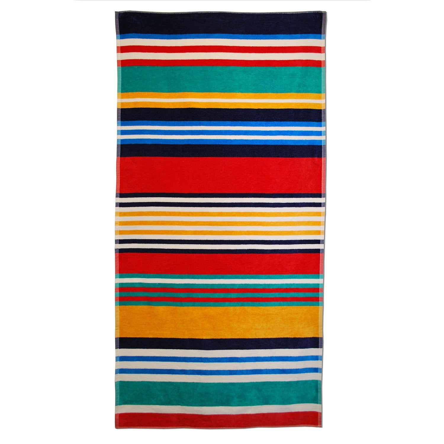 Oversized Beach Towel – 100% Combed Cotton Velour & Terry