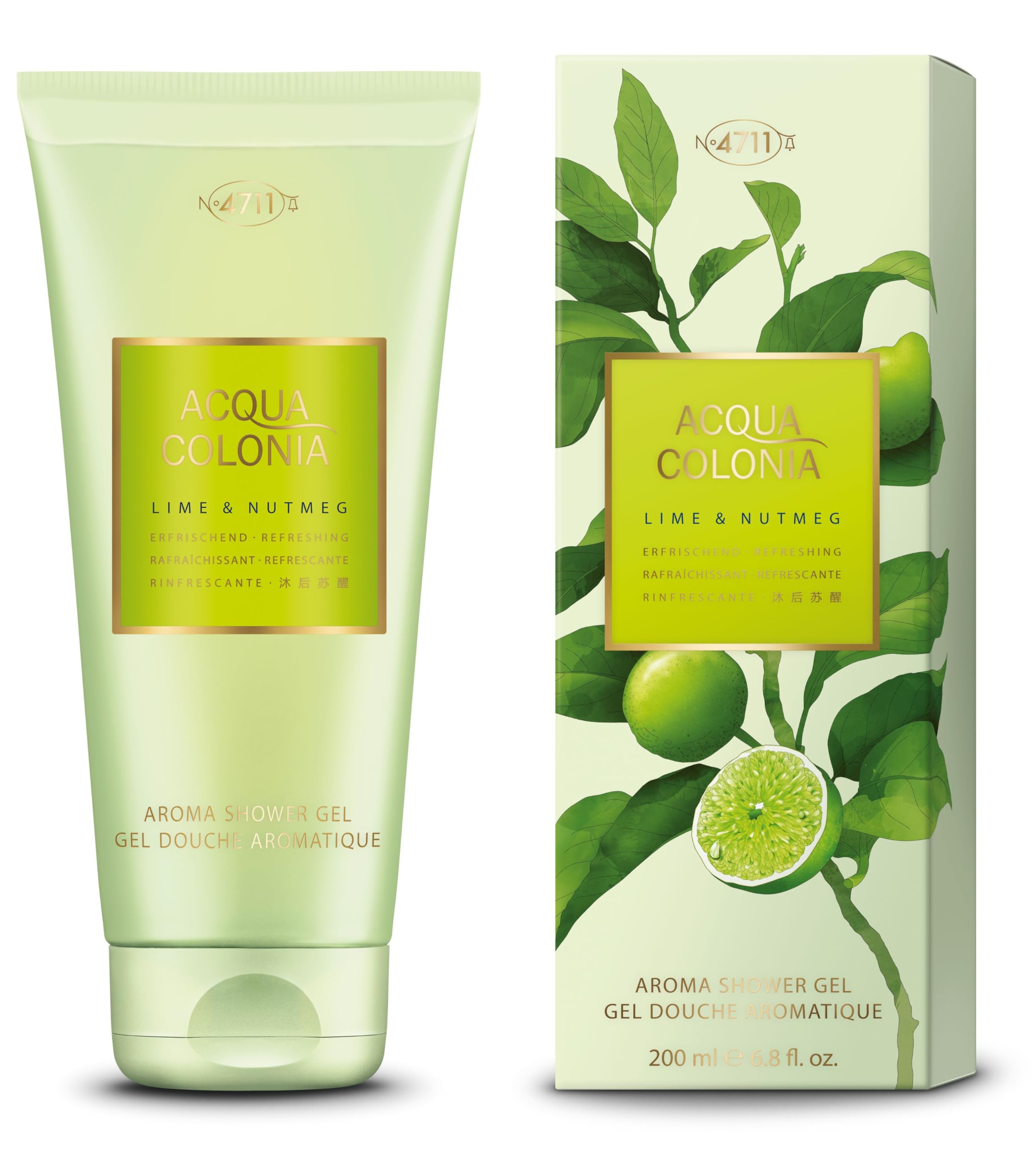 4711 Acqua Colonia Lime & Nutmeg Refreshing Shower Gel - 200 ml