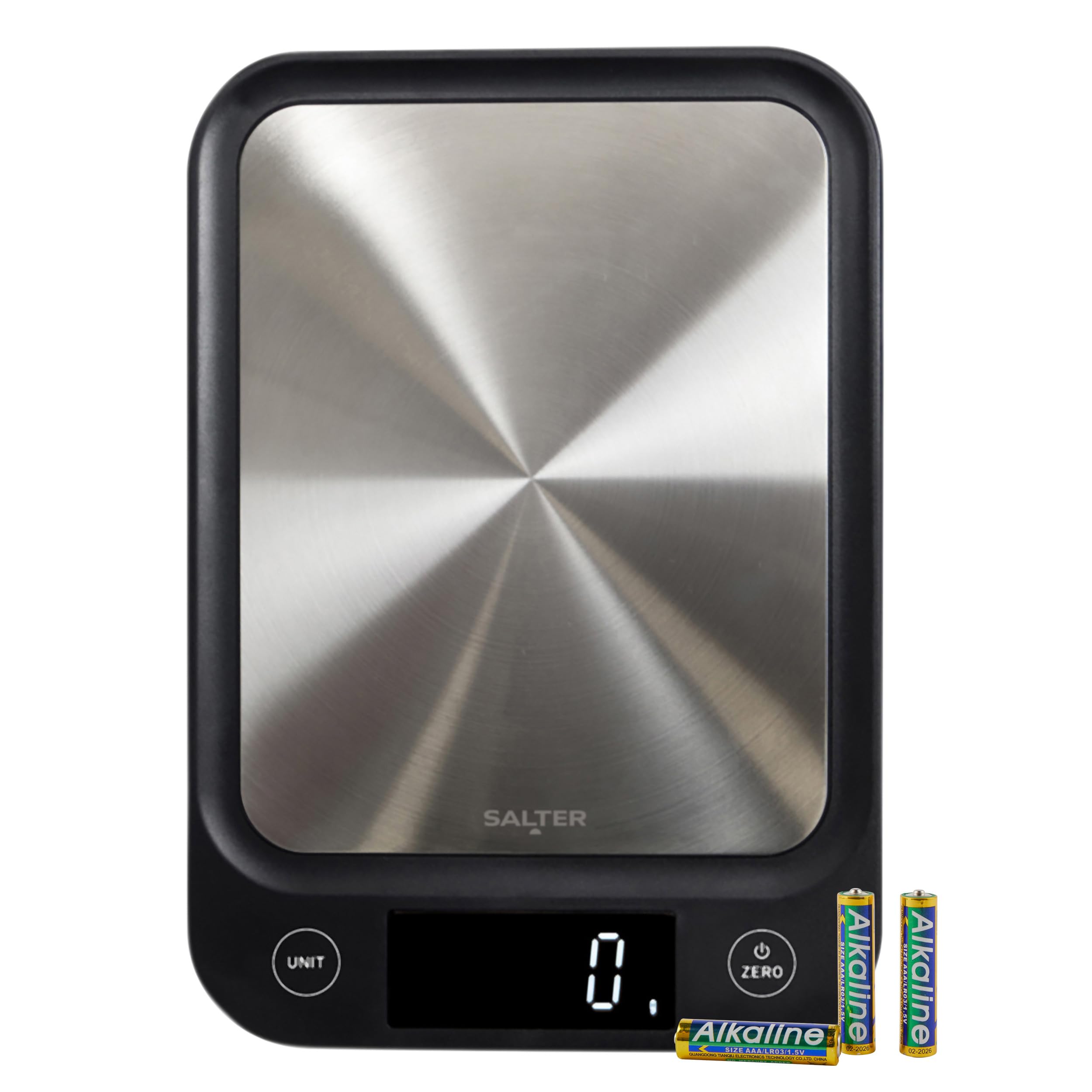 Salter Digital Kitchen Scale – 5kg Stainless Steel Food Scale