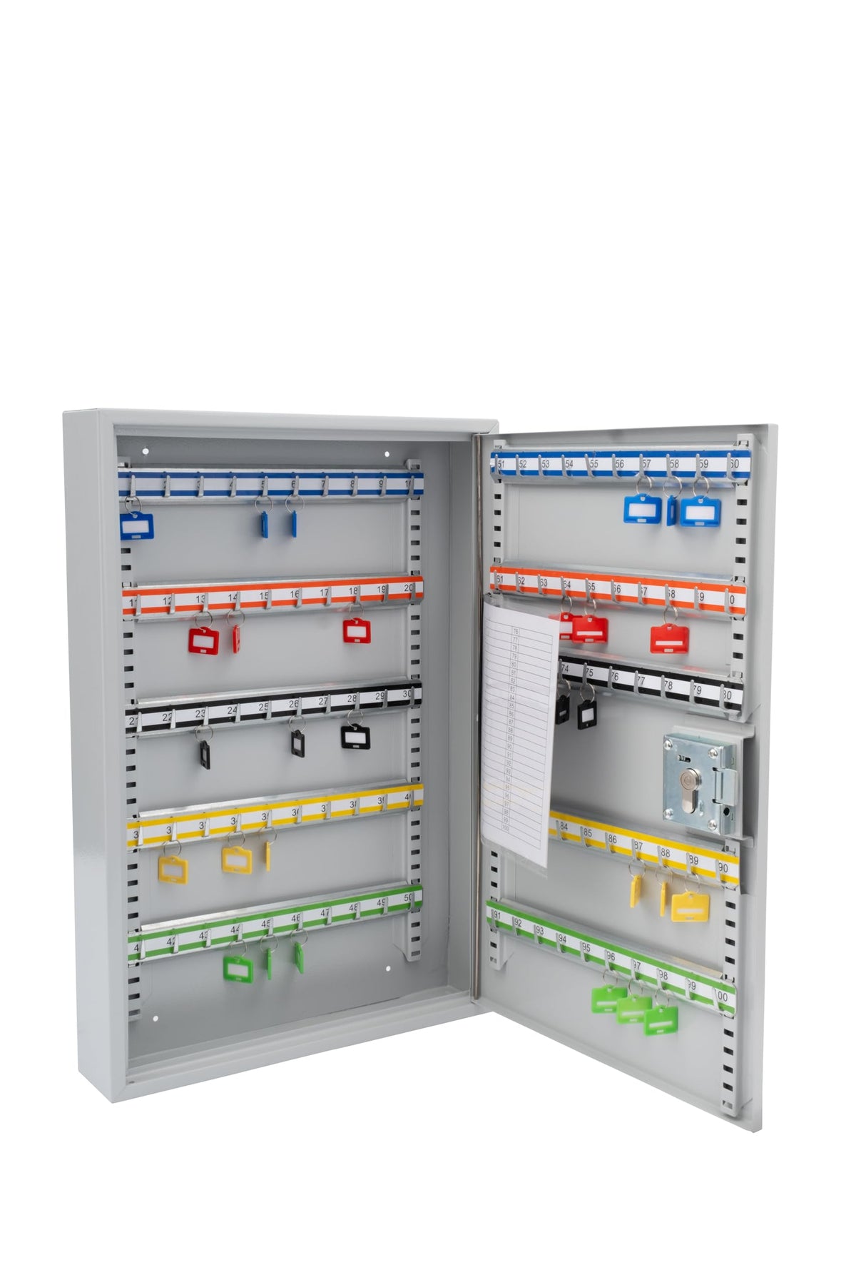 Burg-Wachter Euro Cylinder 100 Key Cabinet, Light Gray - image 1
