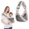 IULONEE Breathable 3D Mesh Baby Sling – Adjustable Newborn Carrier, Blue