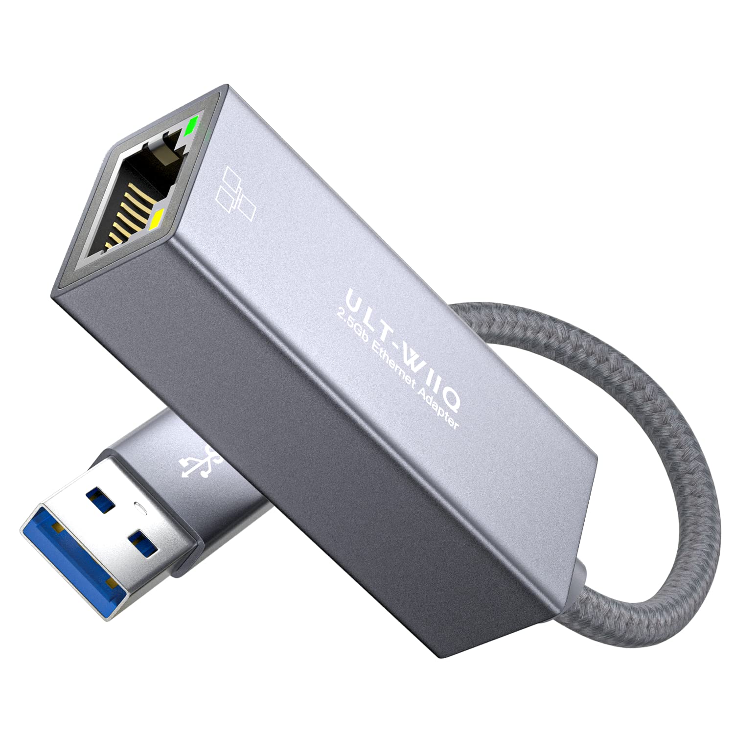 ULT-WIIQ USB 3.0 to 2.5G Ethernet Adapter | 2500Mbps RJ45 LAN Network