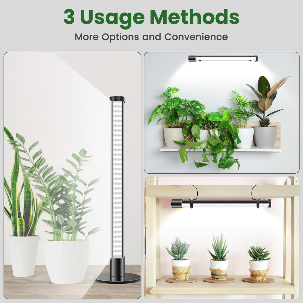 Wolezek 96 LED Grow Light | 20W Full Spectrum Standing Plant Light