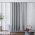 Furlinic Grey Shower Curtain Liner | Waterproof EVA Weighted – 180x180cm