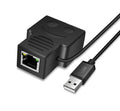 CERRXIAN RJ45 Ethernet Splitter 1 to 2 | 100Mbps LAN Network Adapter