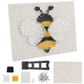 WEBEEDY Bee 3D String Art Kit for Adults - DIY Wall Decor Craft with Frame