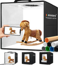 Portable Photo Light Box Studio Kit – 30cm | 120 Dimmable LEDs & 8 Backdrops