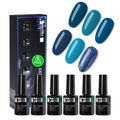 Beautilux HEMA & TPO Free Gel Nail Polish Set | 6x10ml UV/LED Quick Dry