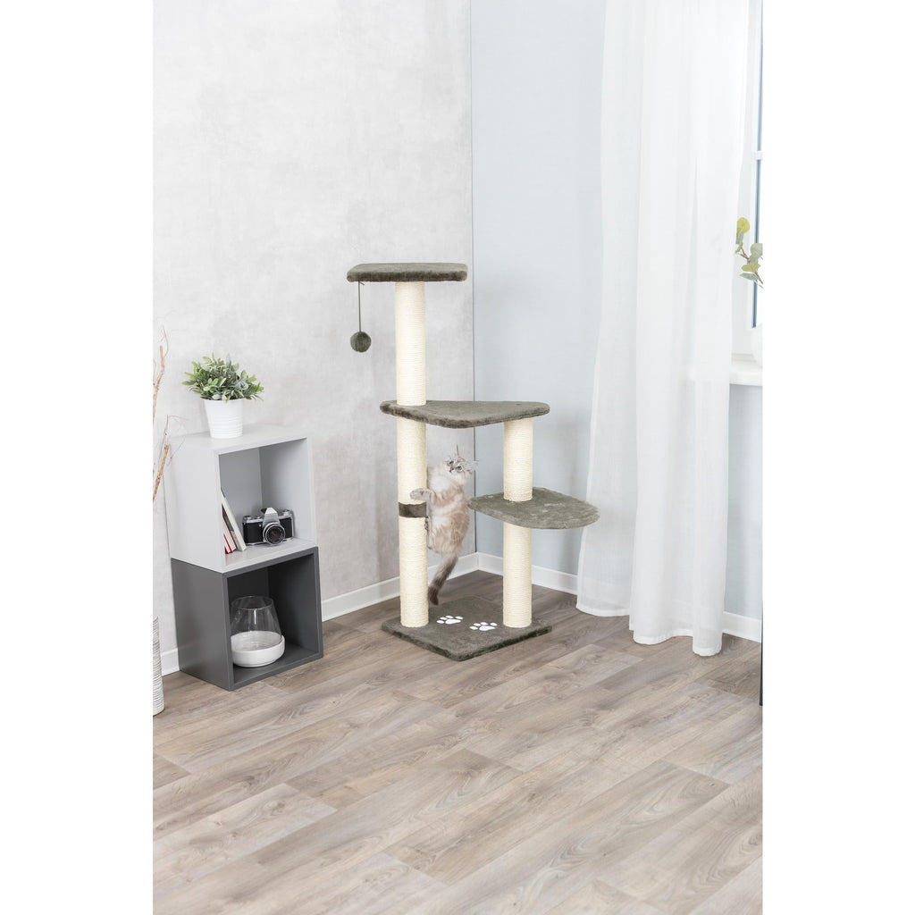 Trixie Altea Cat Scratching Post - 117cm Sisal & Plush - Platinum Grey