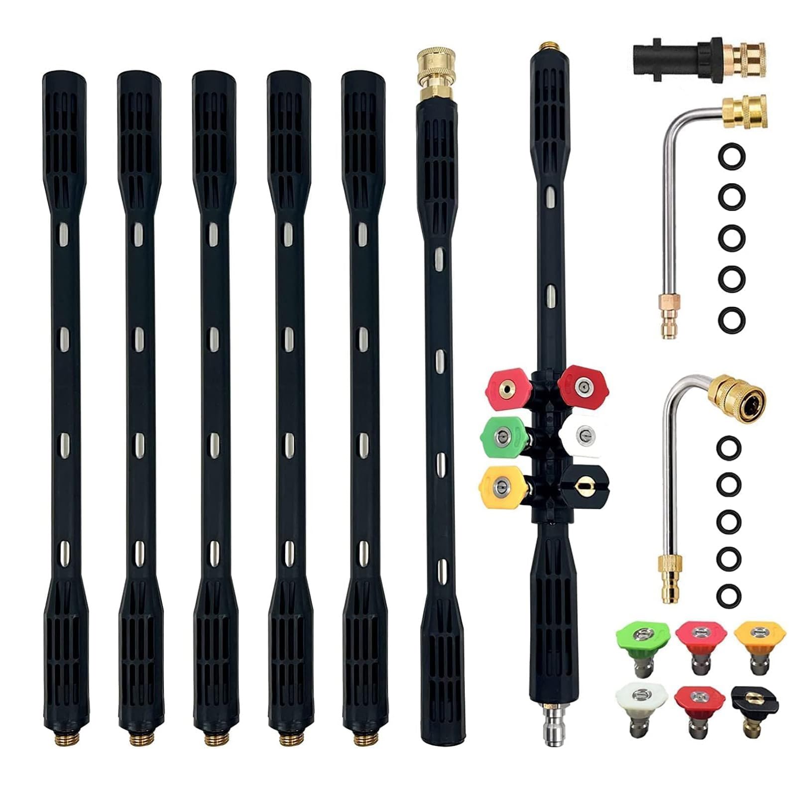 Jolof Store Pressure Washer Extension Wand - 9 Pack Gutter Cleaning Tools