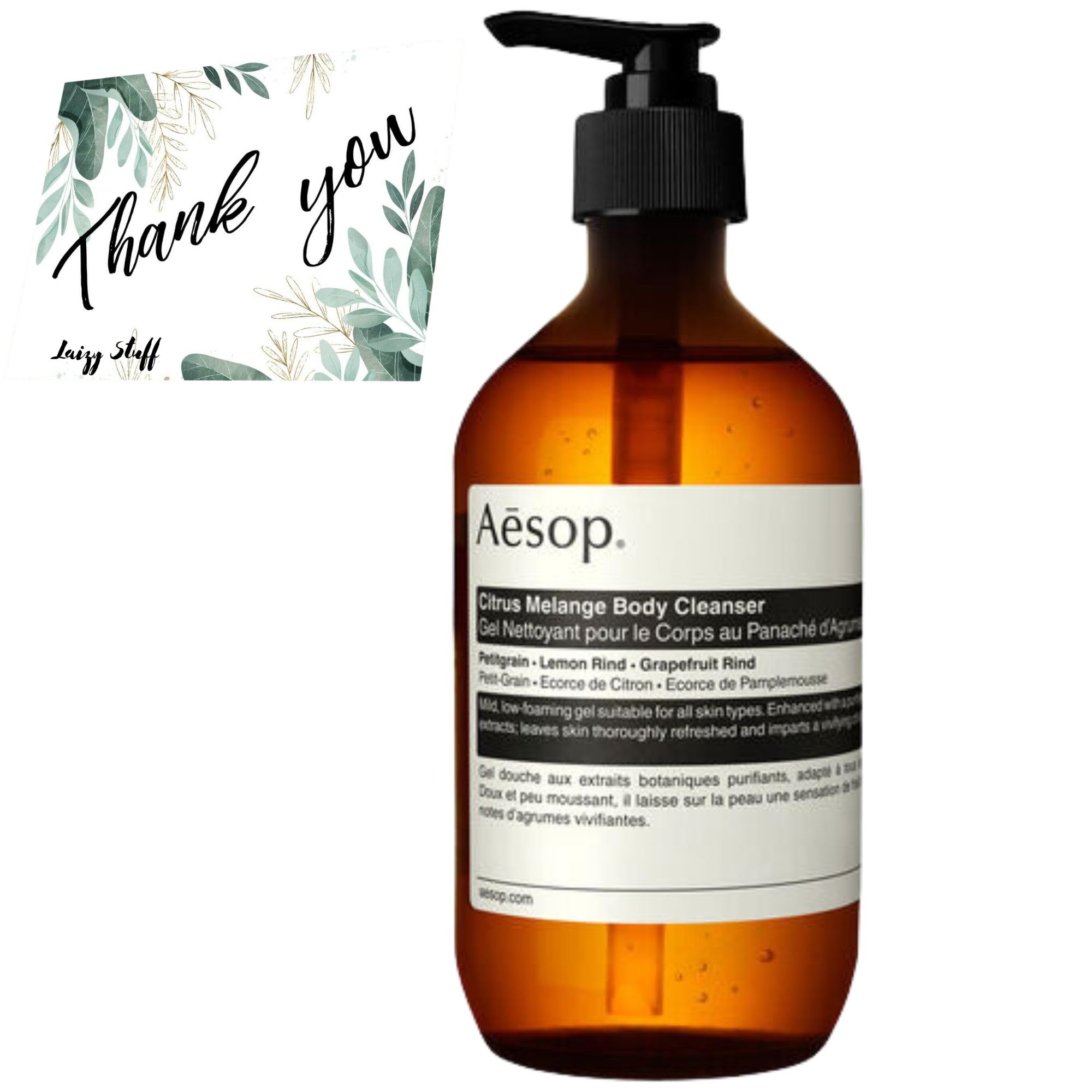 Aesop Citrus Melange Body Cleanser – Invigorating Lemon & Orange 500ml