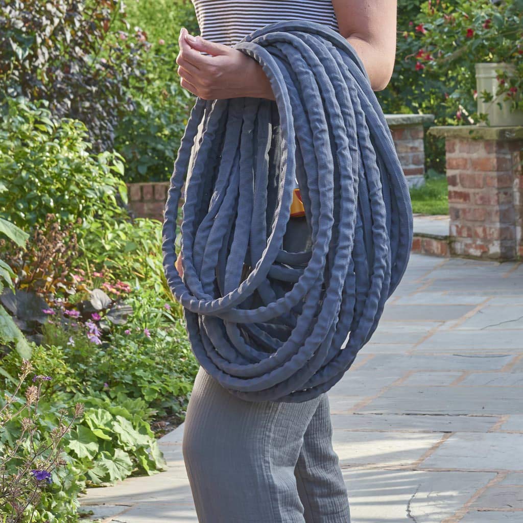Hozelock Tuffhoze 35m Hybrid Garden Hose – Durable Tuff-Fibre Woven