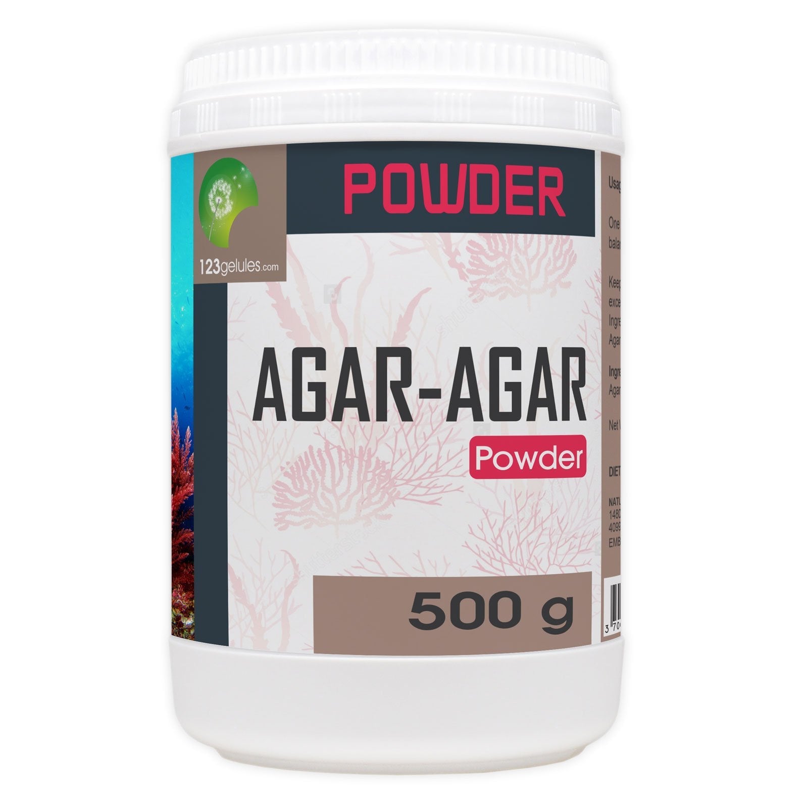 Agar Agar Powder - 500g Natural Vegan Gelling Agent