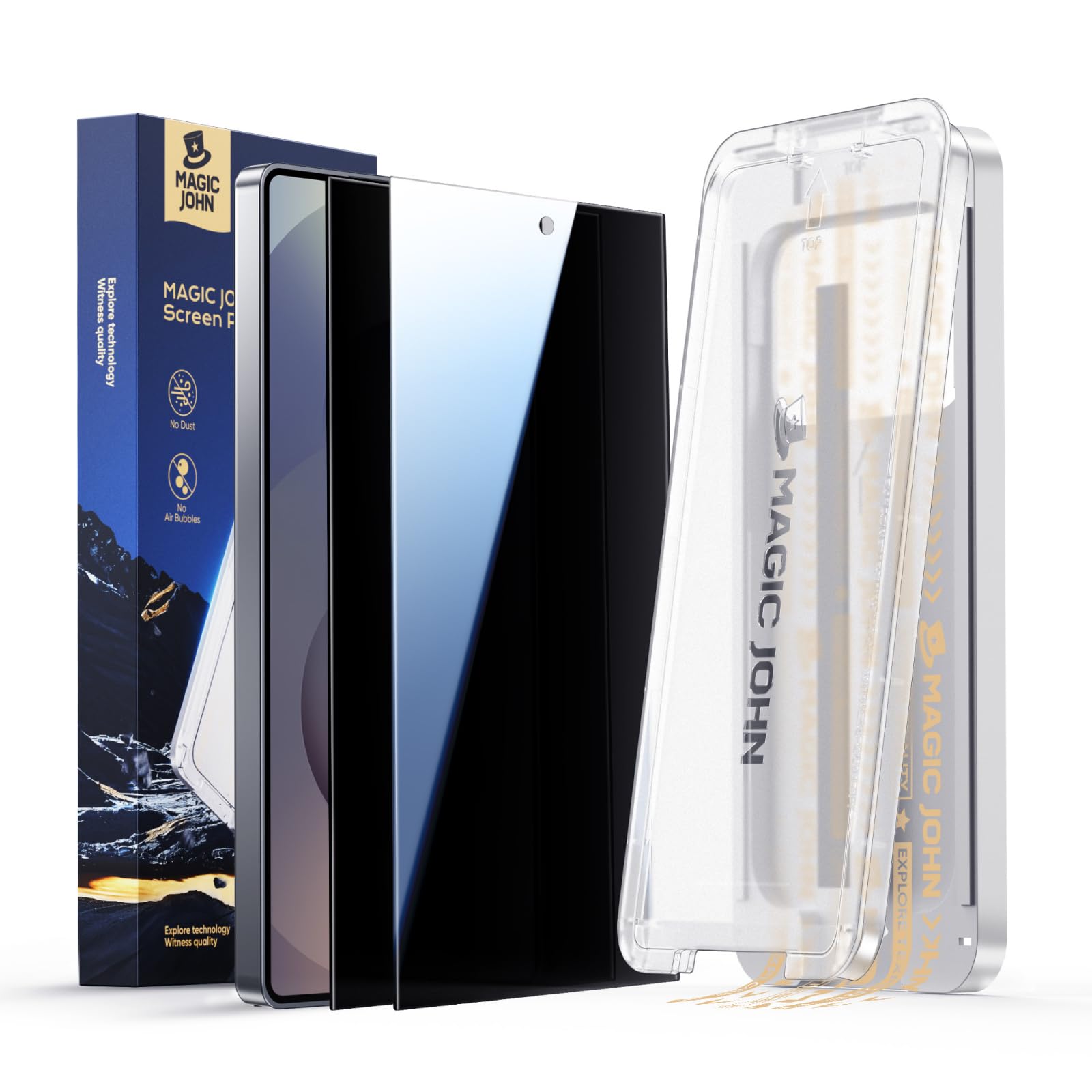 Magic John Samsung Galaxy S25 Ultra Privacy Screen Protector – 2 Pack